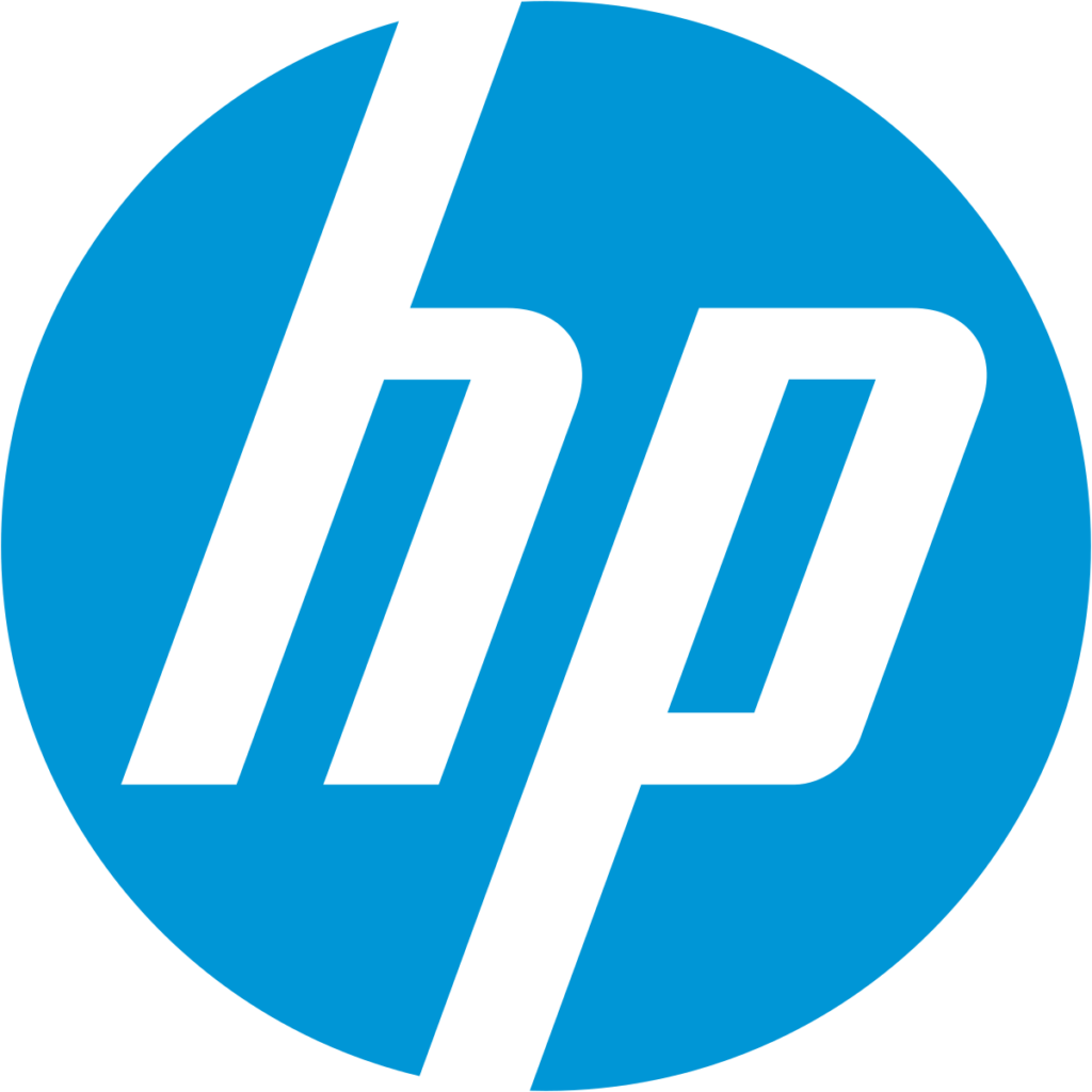 Logo de l'entreprise HP.