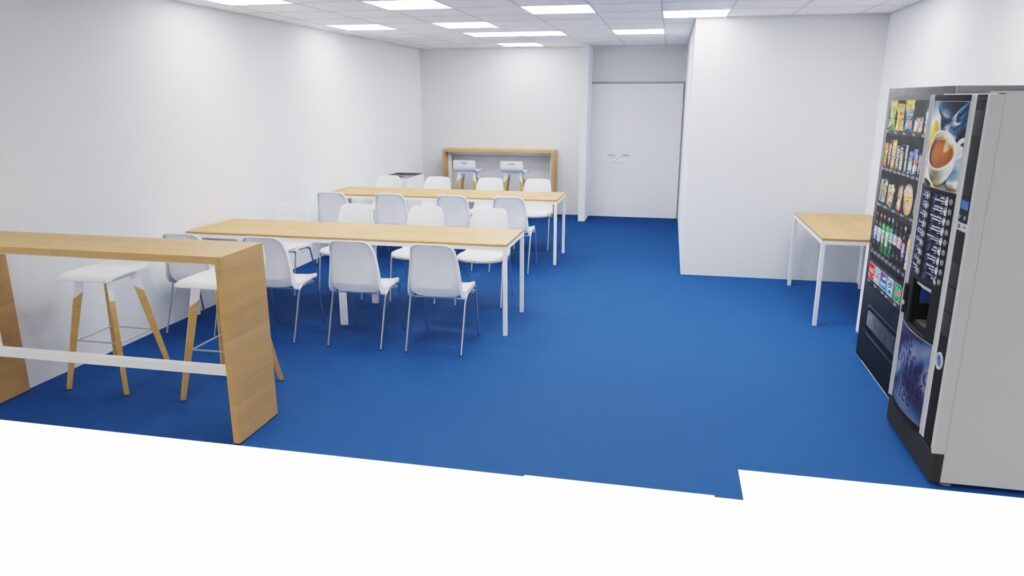 Plan salle de restaurant Telerad.