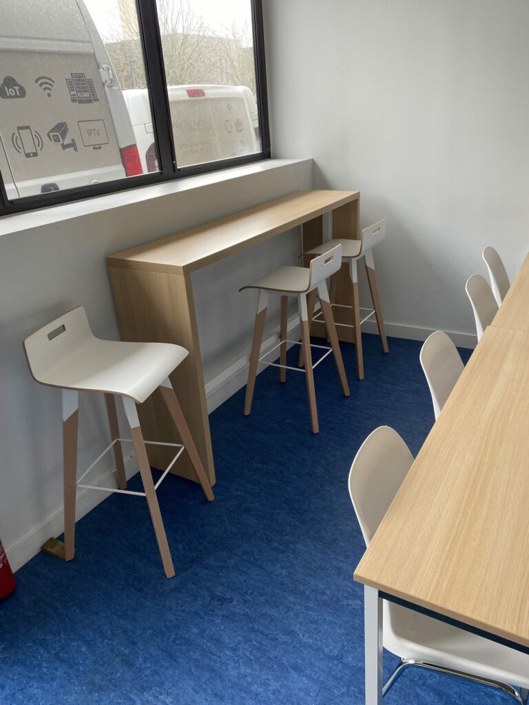 Photo de la salle de pause de Telerad à Anglet.